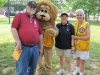 With Lions Dave Crawford, Wendy Cain, and Kathy Burrow