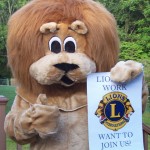 Lion Paws Holding Sign