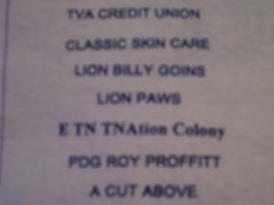 Lion Paws a Sponsor!